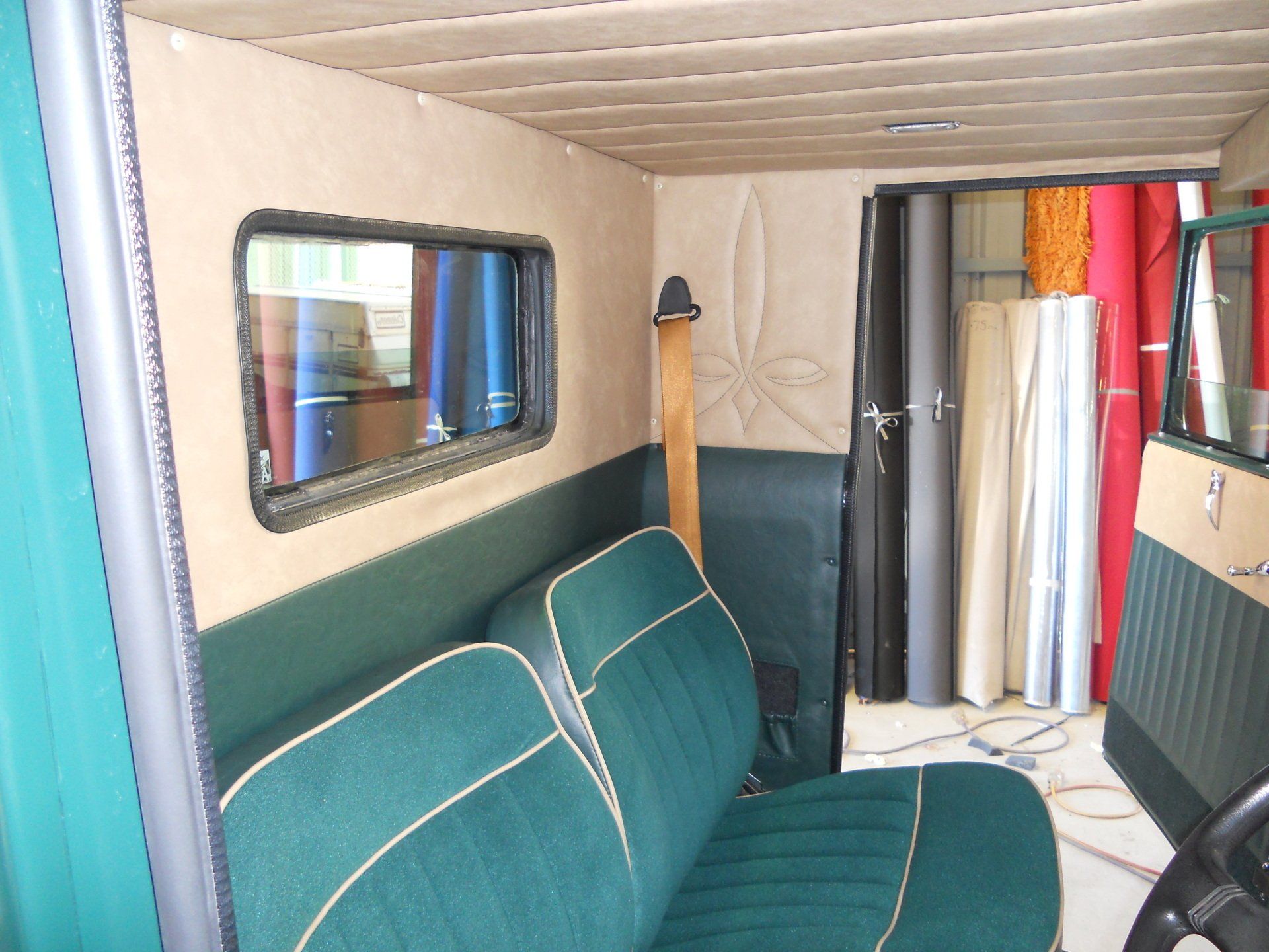 Vintage Car Headlining and Wall Trim