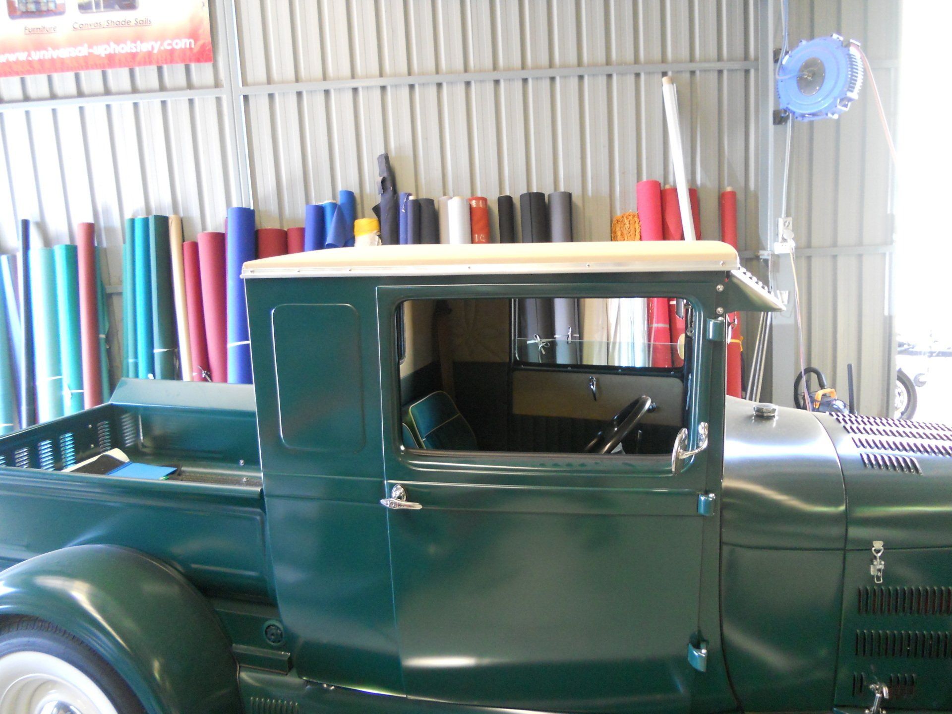 Vinyl Roof on Hot Rod