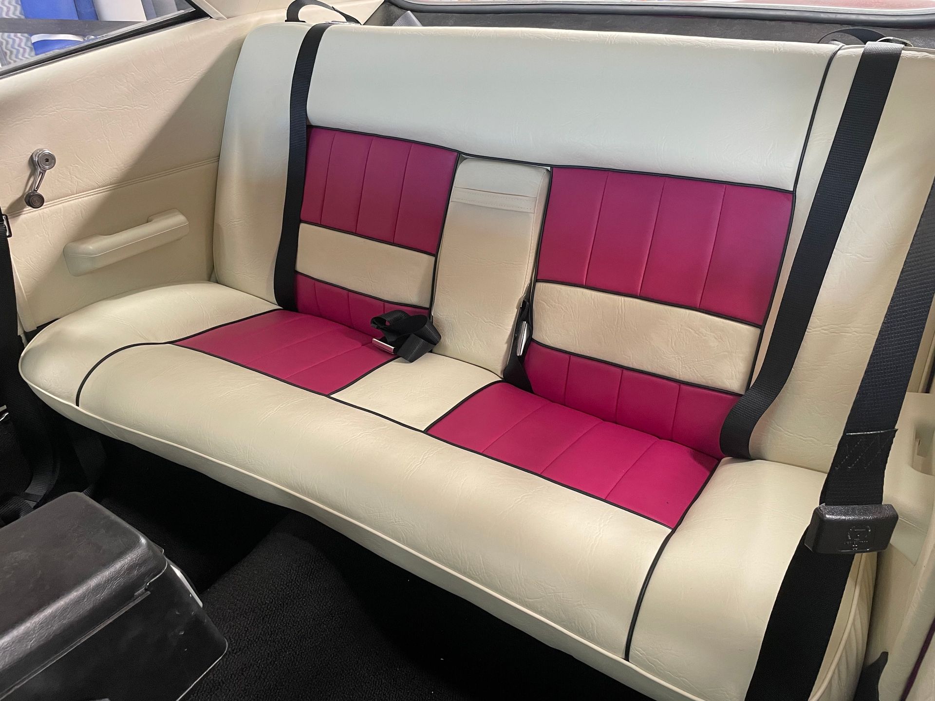 Falcon XR car seat upholstery