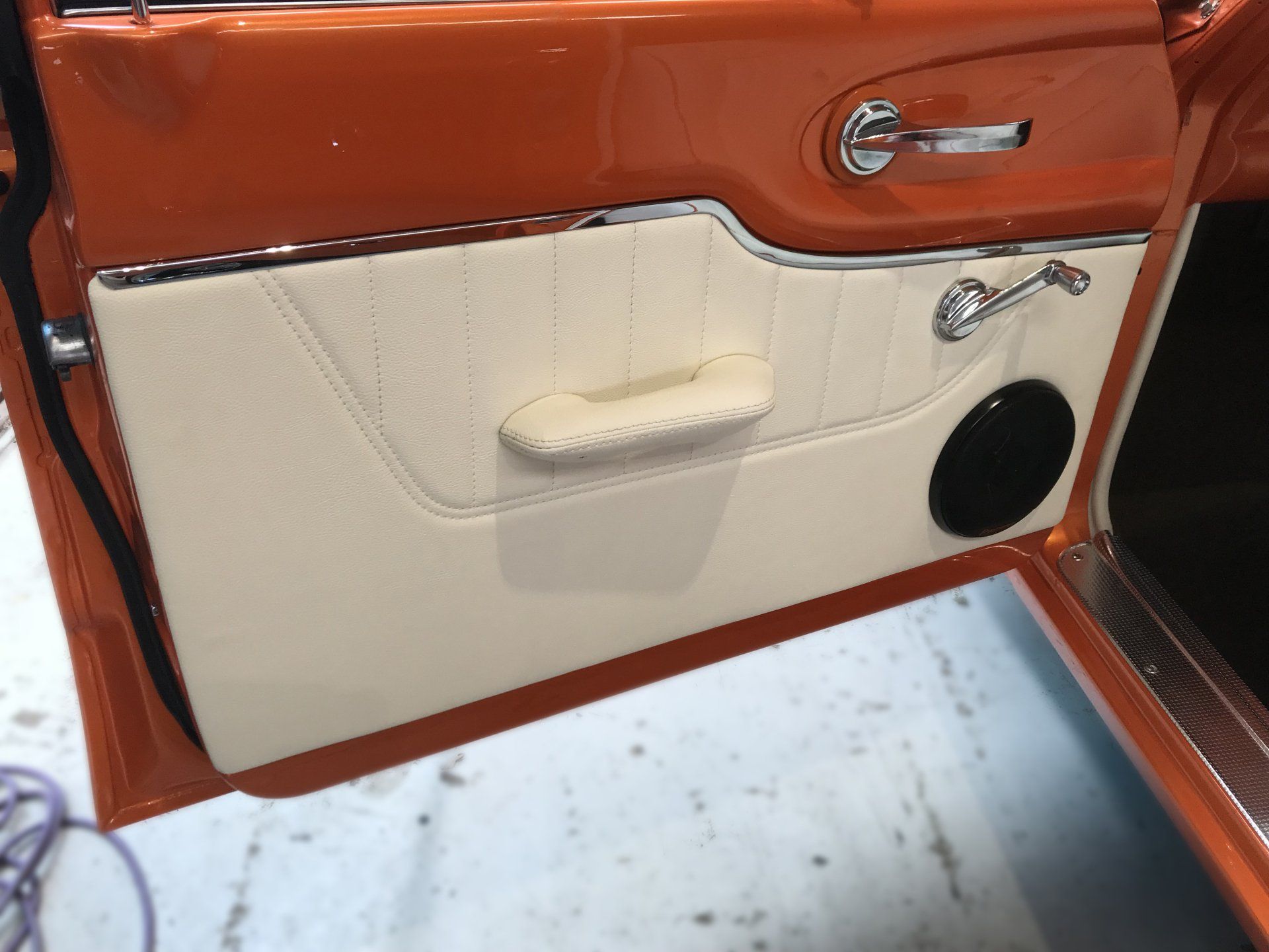 XM Ford Falcon panel van passenger door trim and arm rest