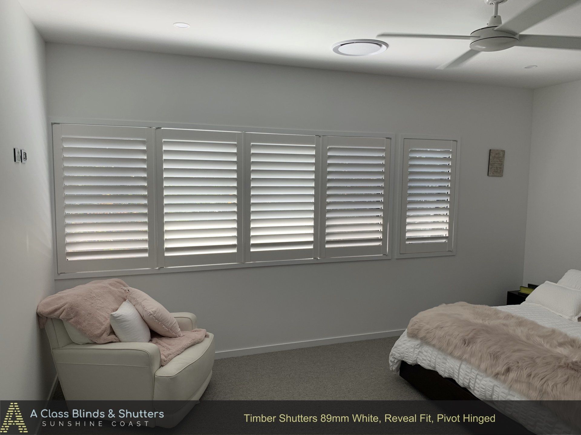 line of windows with shutters