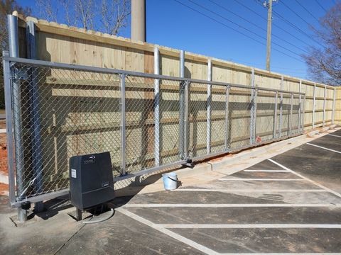 Commercial Steel Fence — Fairhope, AL — Cooper Fence