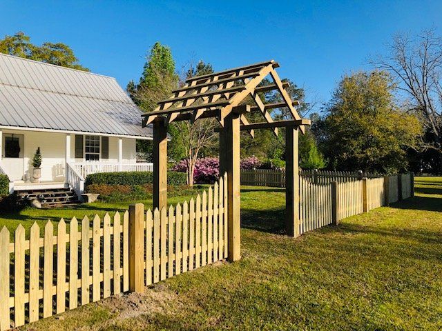 Custom Wood Fence — Fairhope, AL — Cooper Fence