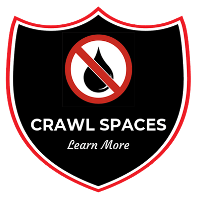 a logo for crawl spaces that says learn more