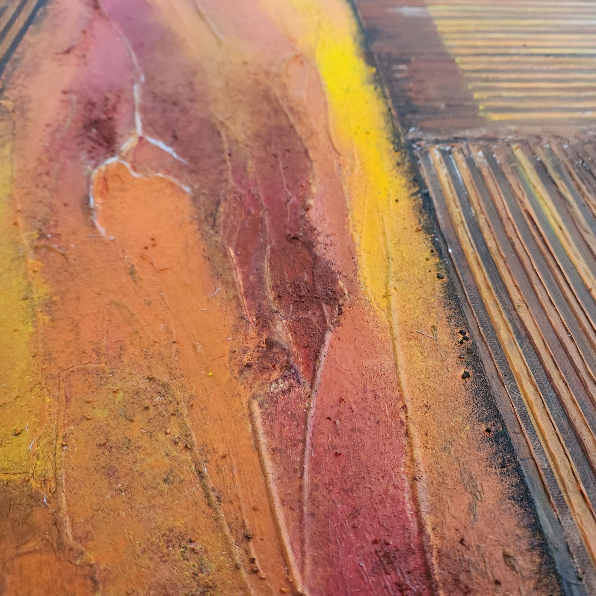 Abstract painting by Rina Rox