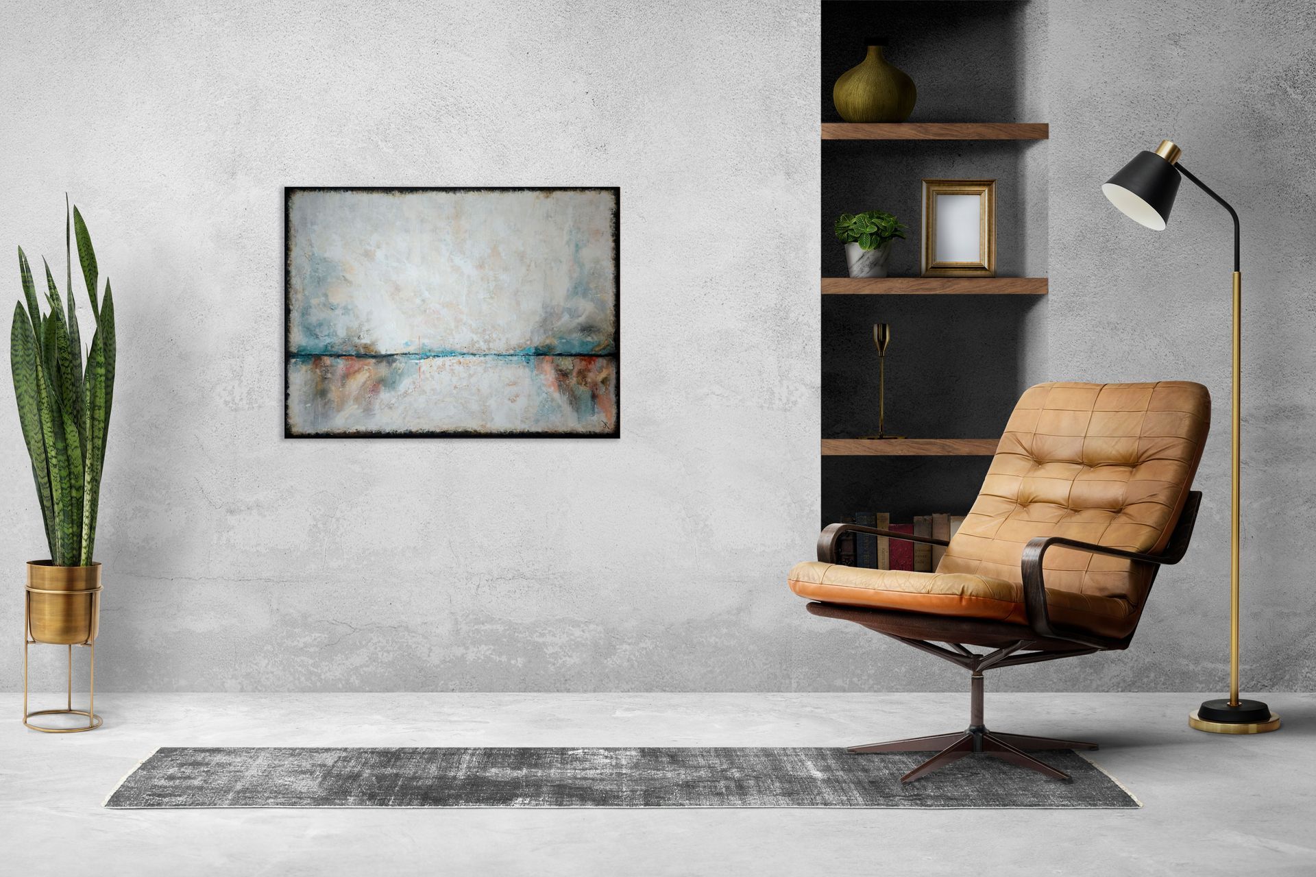 Explore 2, abstract painting by Rina Rox