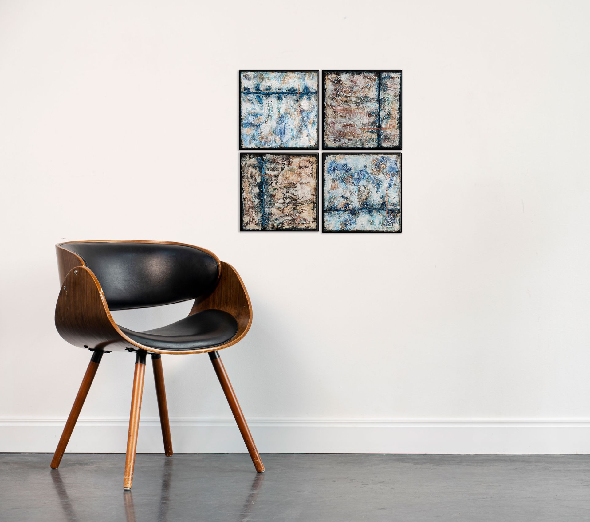 Mosaic abstract painting by Rina Rox