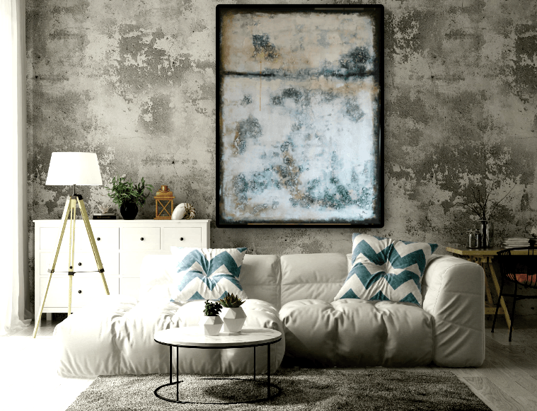 Abstract painting by Rina Rox