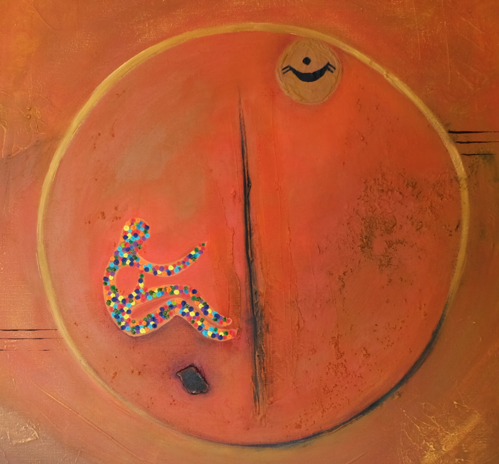 Abstract painting by Rina Rox