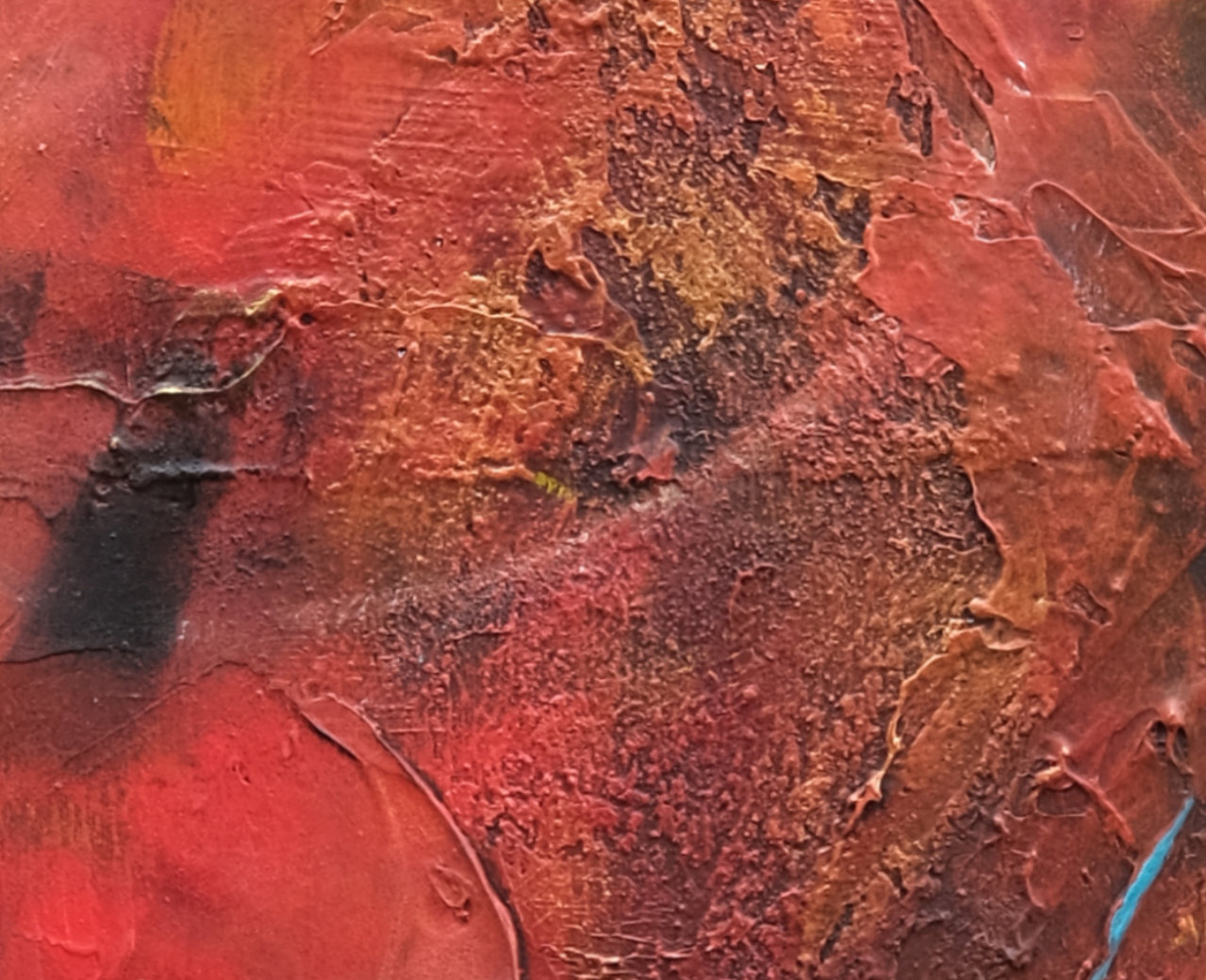 Abstract painting by Rina Rox