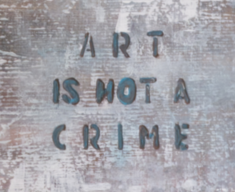 Art is not a crime