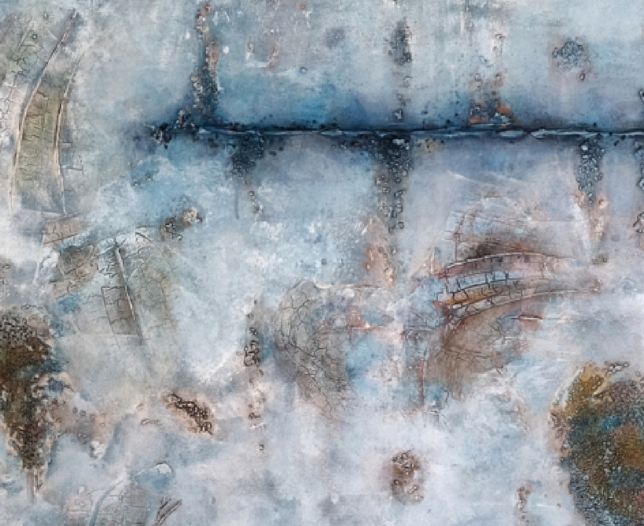 Symphony of shades 4, abstract painting Rina Rox