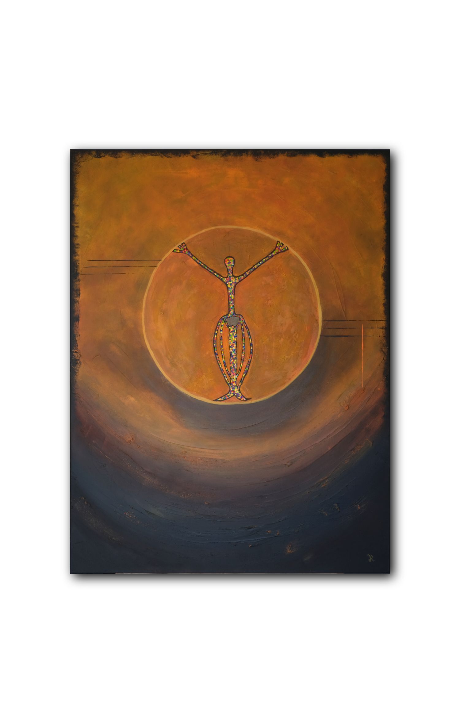 Abstract painting by Rina Rox