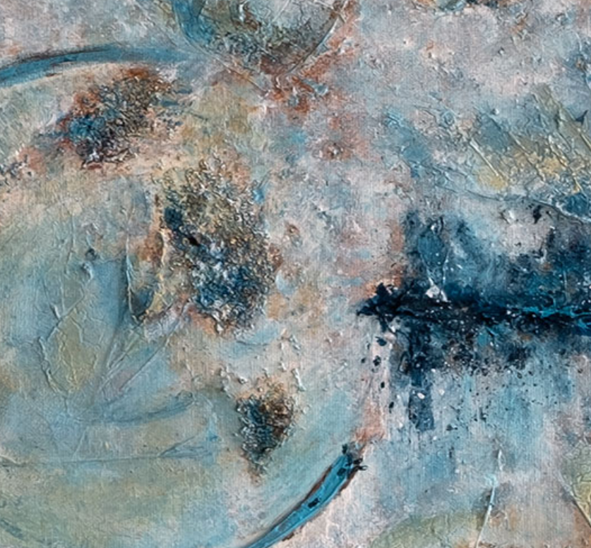 Abstract painting by Rina Rox