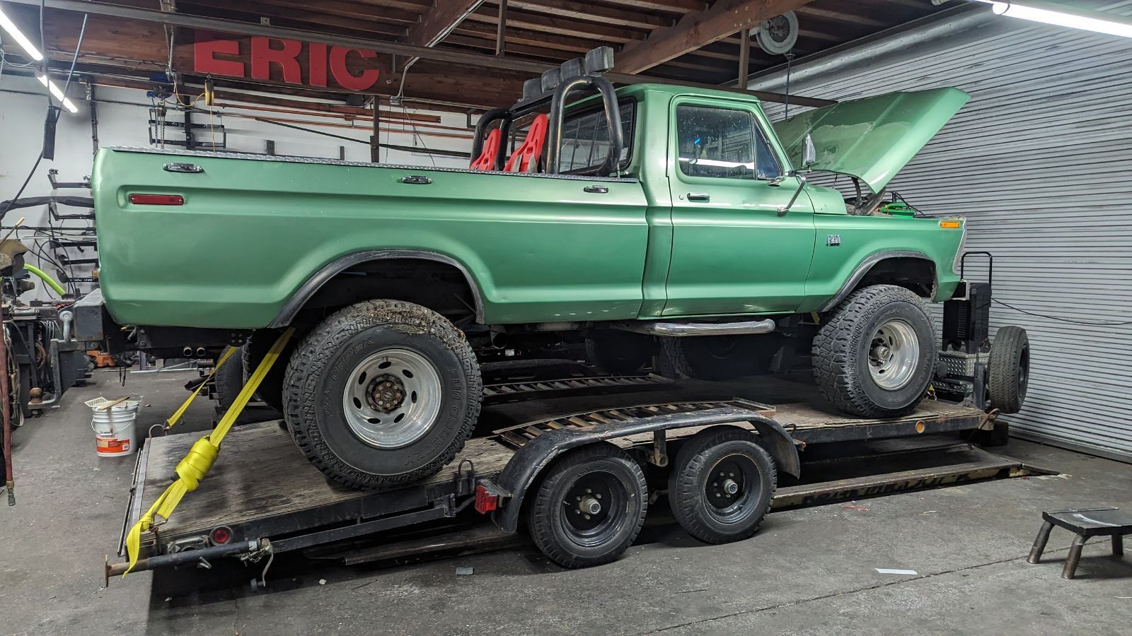 Class 5 Curt Hitch, Wiring And Brake Control On A 1973 Classic Ford F250 Pickup — Santa Clara, CA — Eyers Hitch Center Inc.