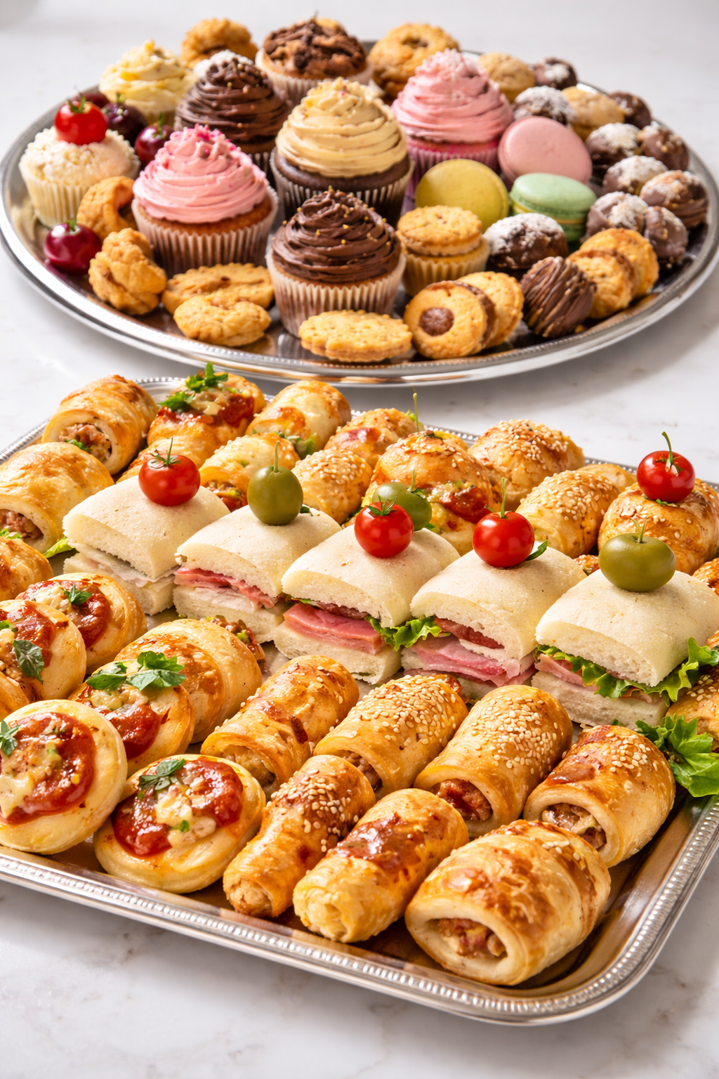 Donna che usa il telefono davanti alla vetrina del gelato; un membro del personale dietro al bancone versa il gelato nel contenitore.