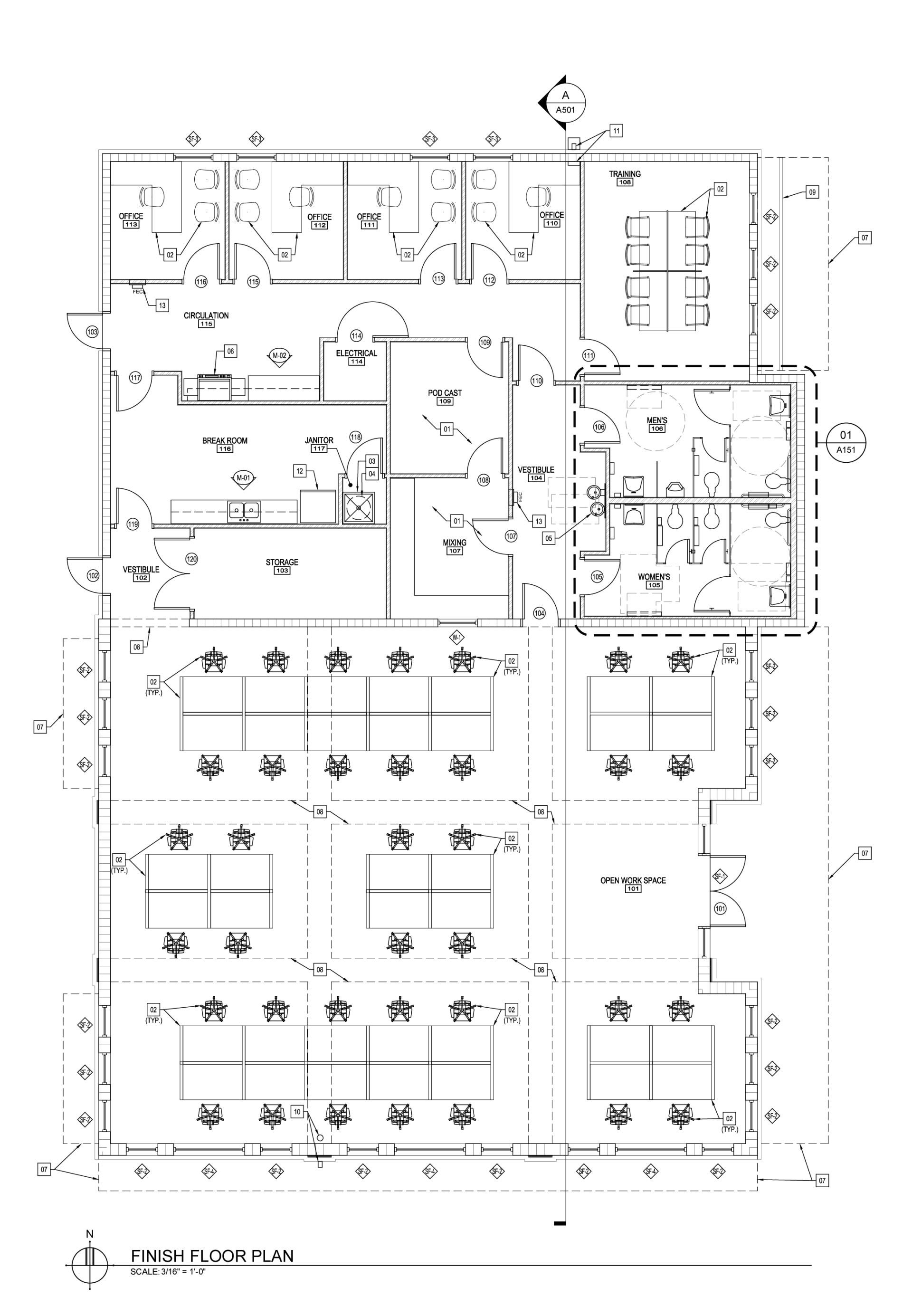 Floor Plan Blueprint — Lakeland, FL — The Well Lakeland