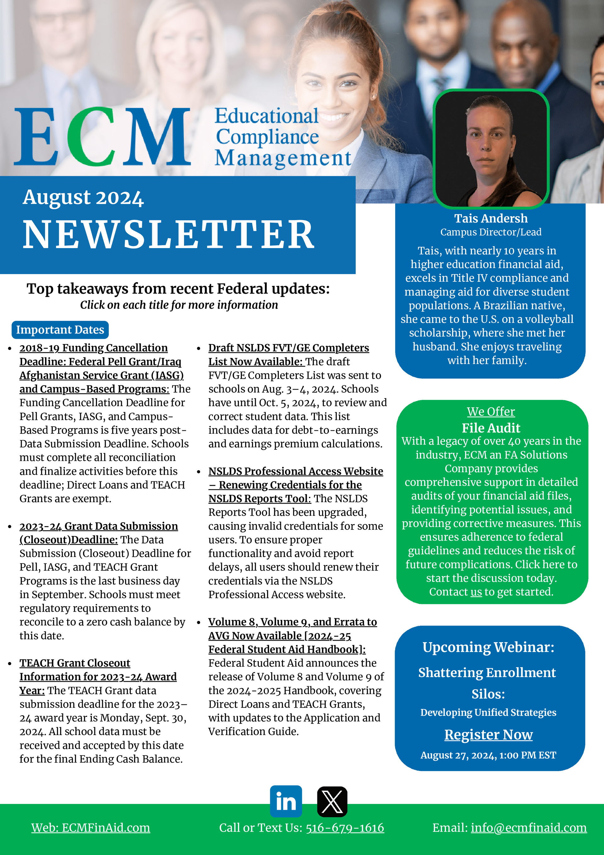 ECM NEWSLETTER August 2024