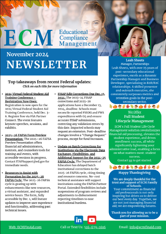 ECM NEWSLETTER November 2024