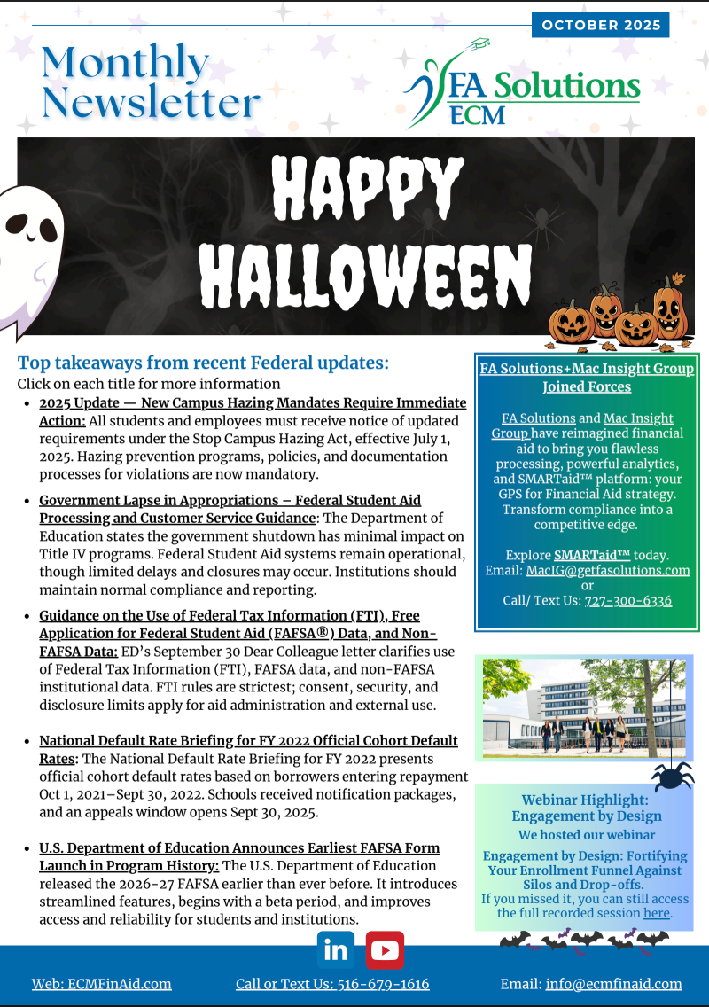 ECM NEWSLETTER October  2025