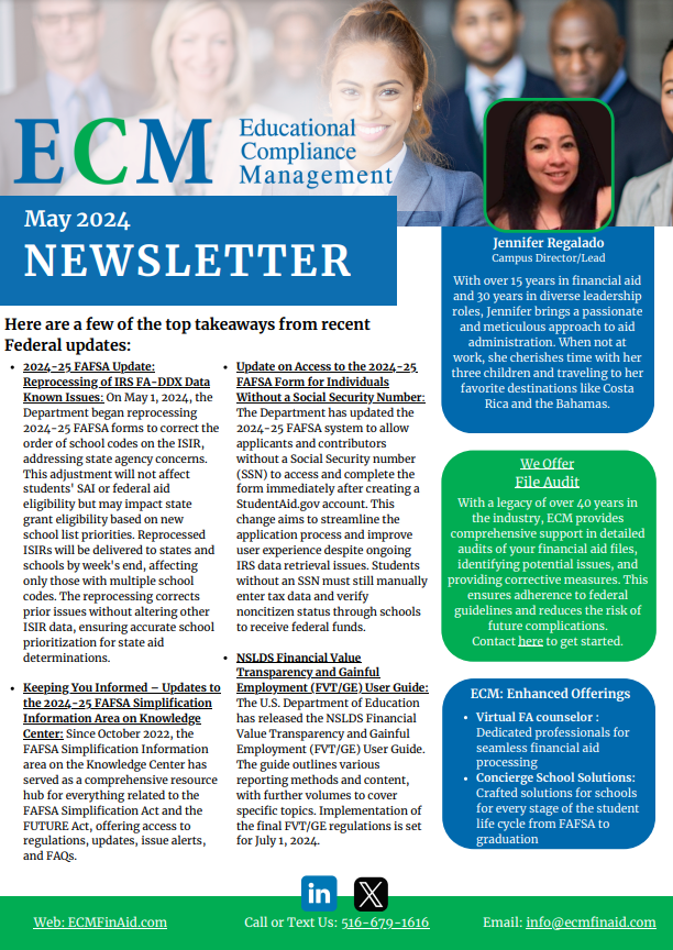 ECM Newsletter May 2024