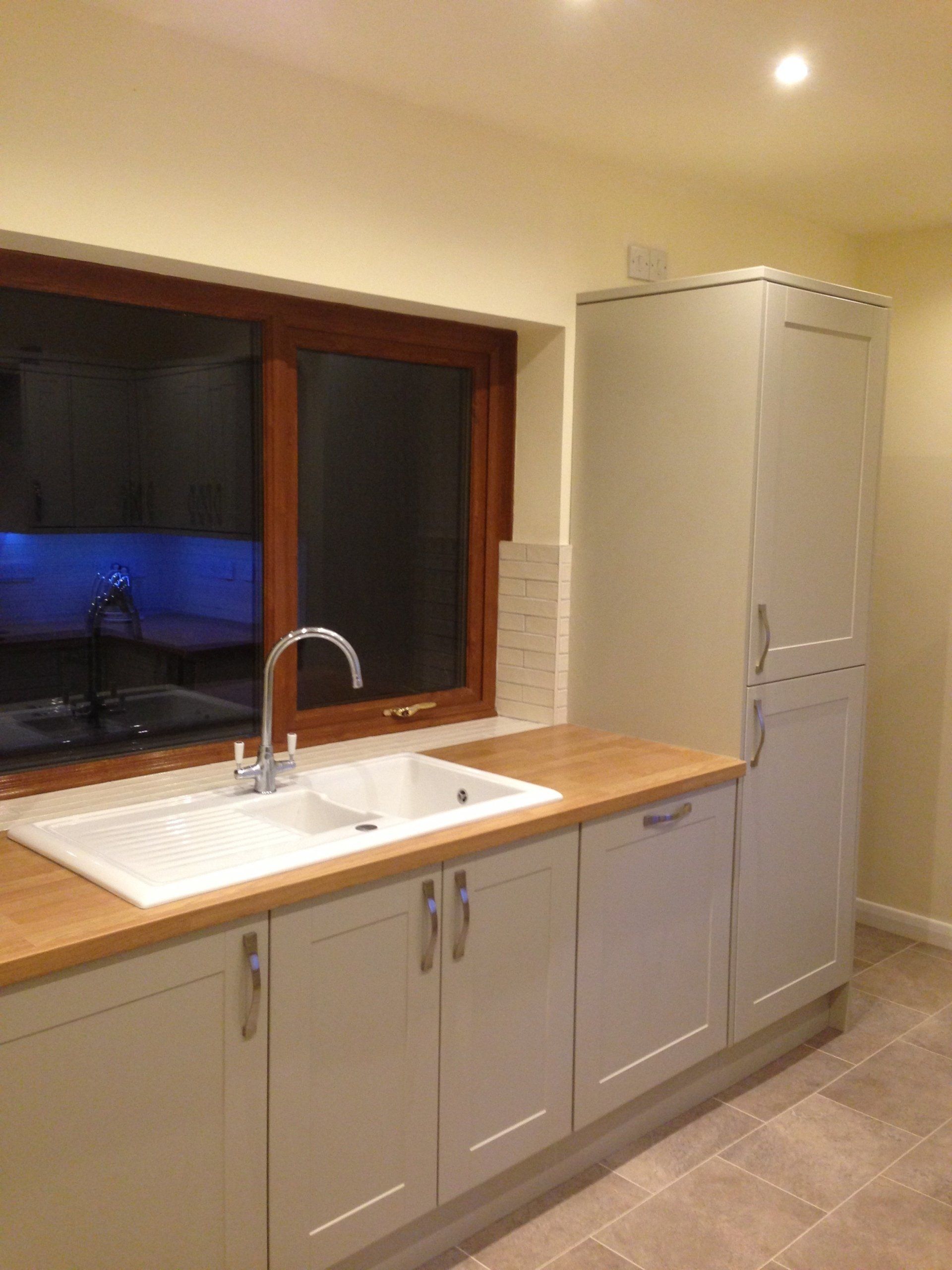 new kitchen ready for clients to move back in