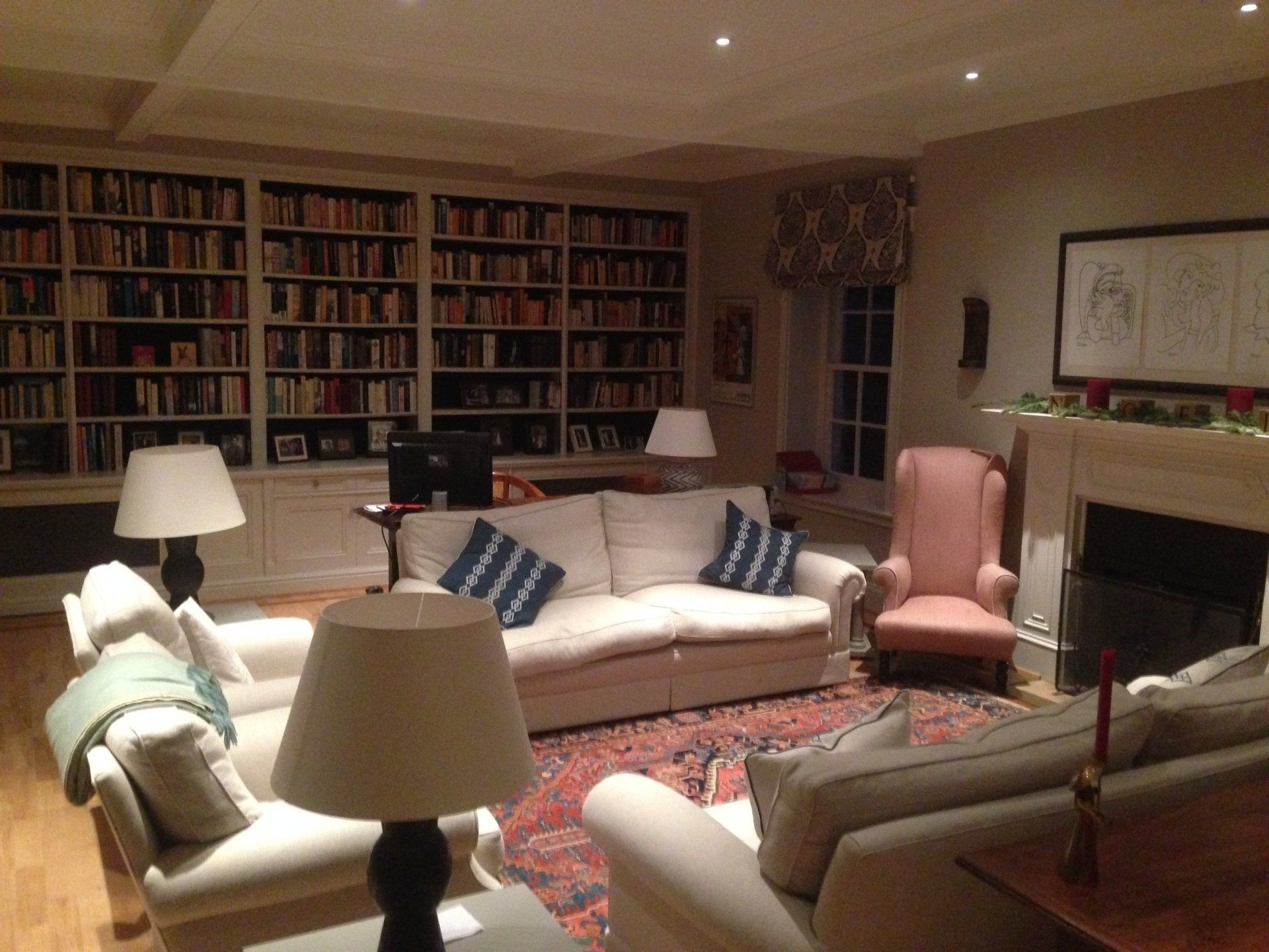 built in bookcases floor to ceiling