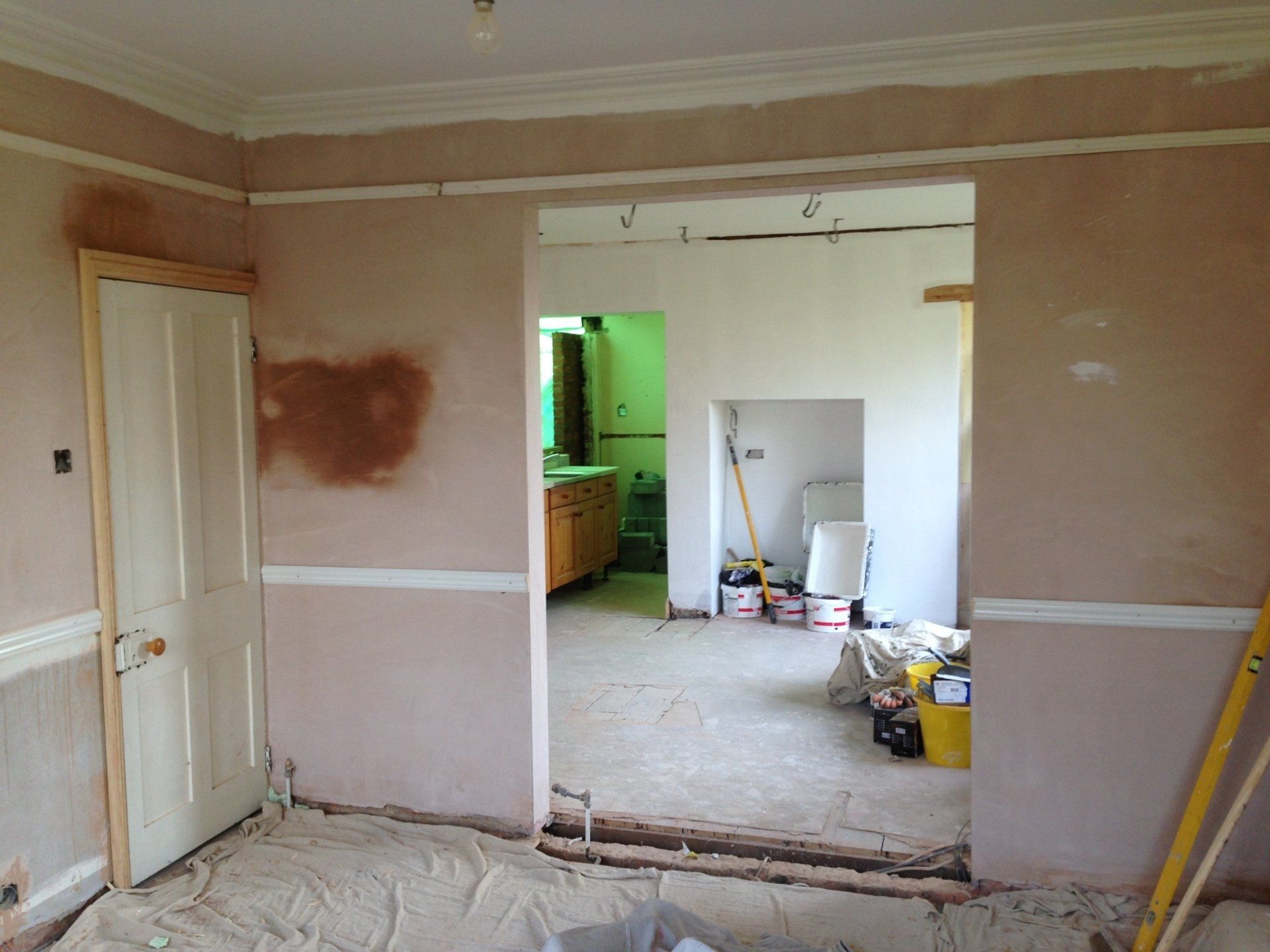 empty room ready for new kitchen