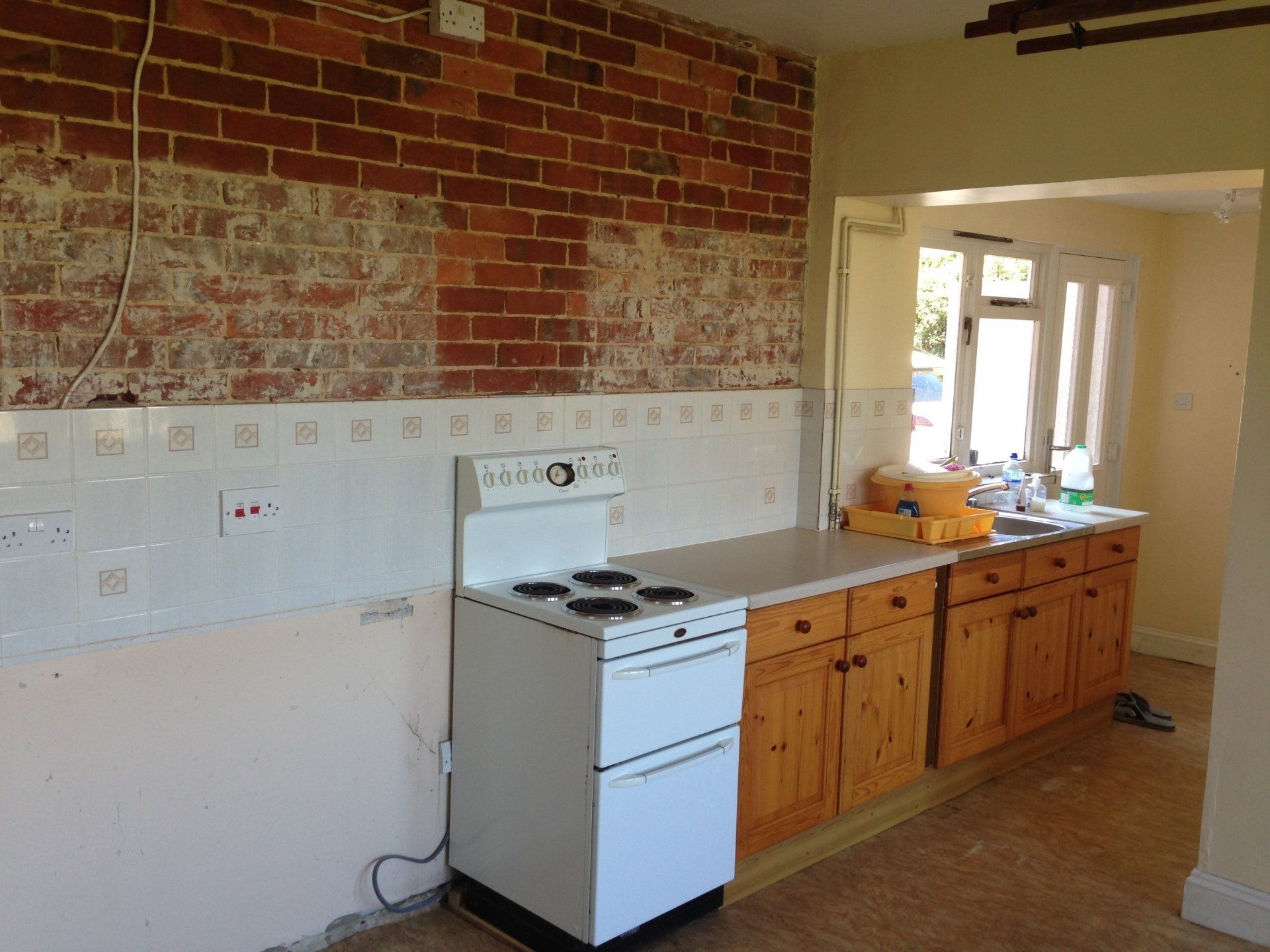 old kitchen mid removal