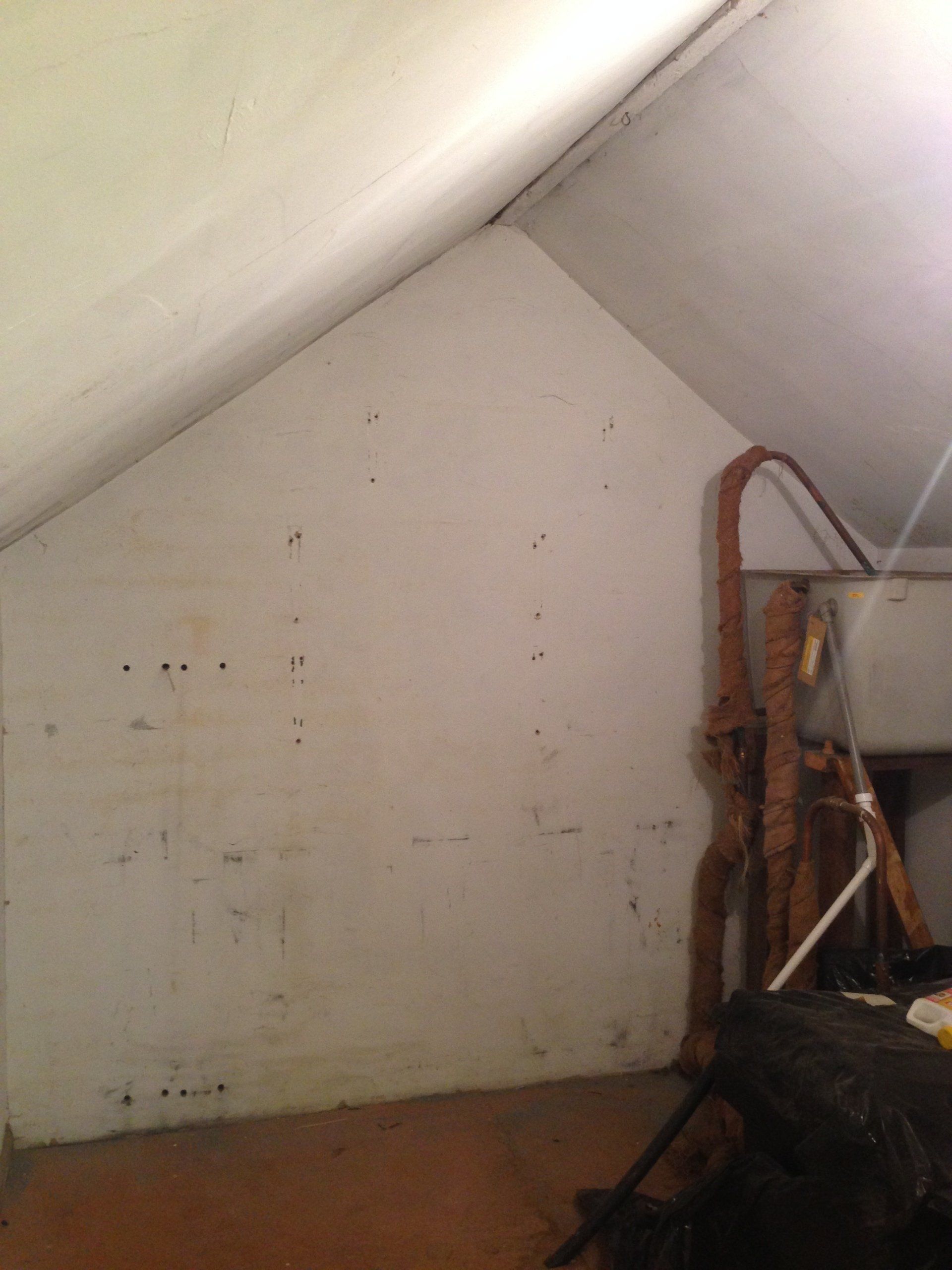 hot water tank in loft