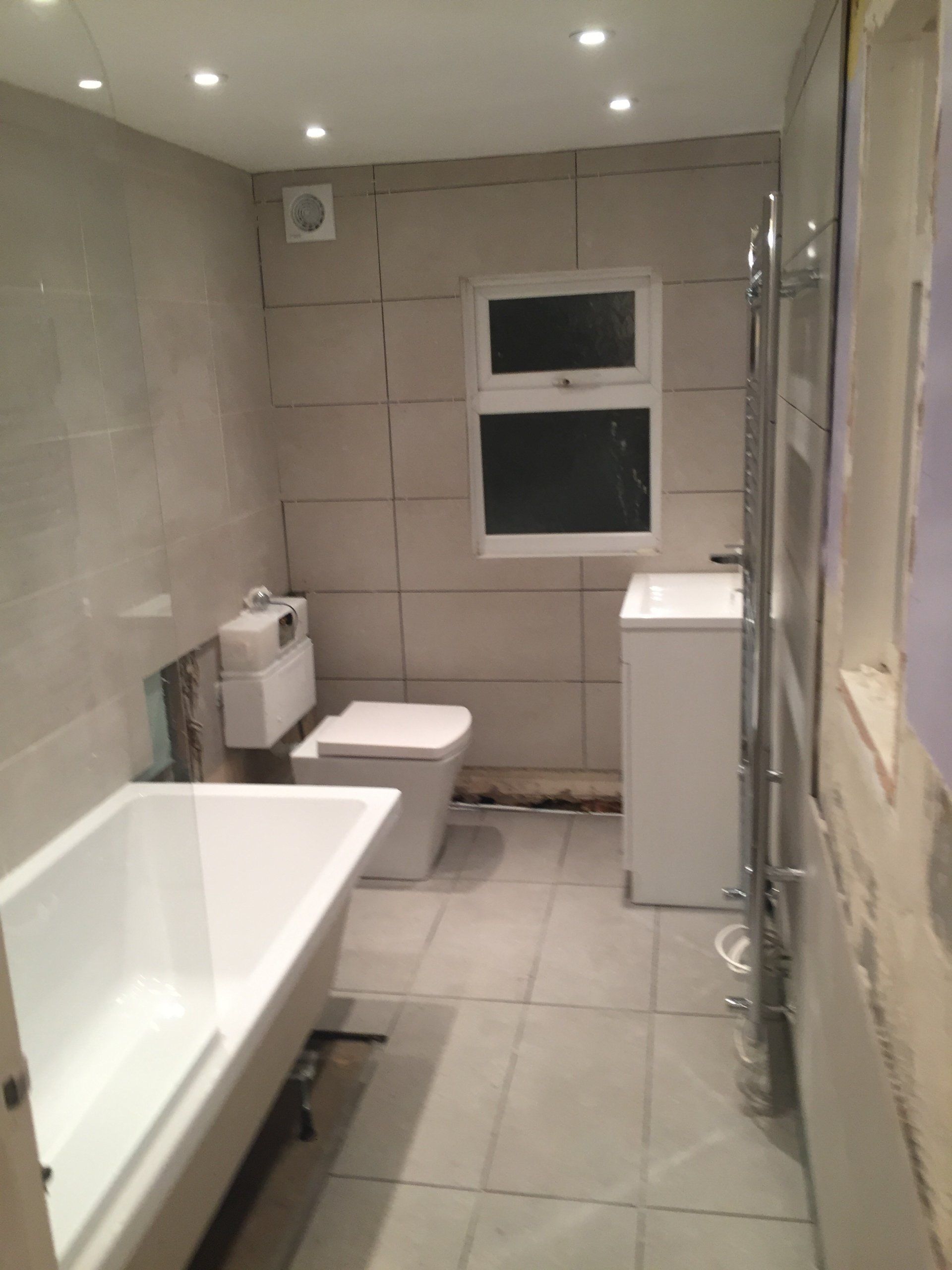 bathroom mid renovation