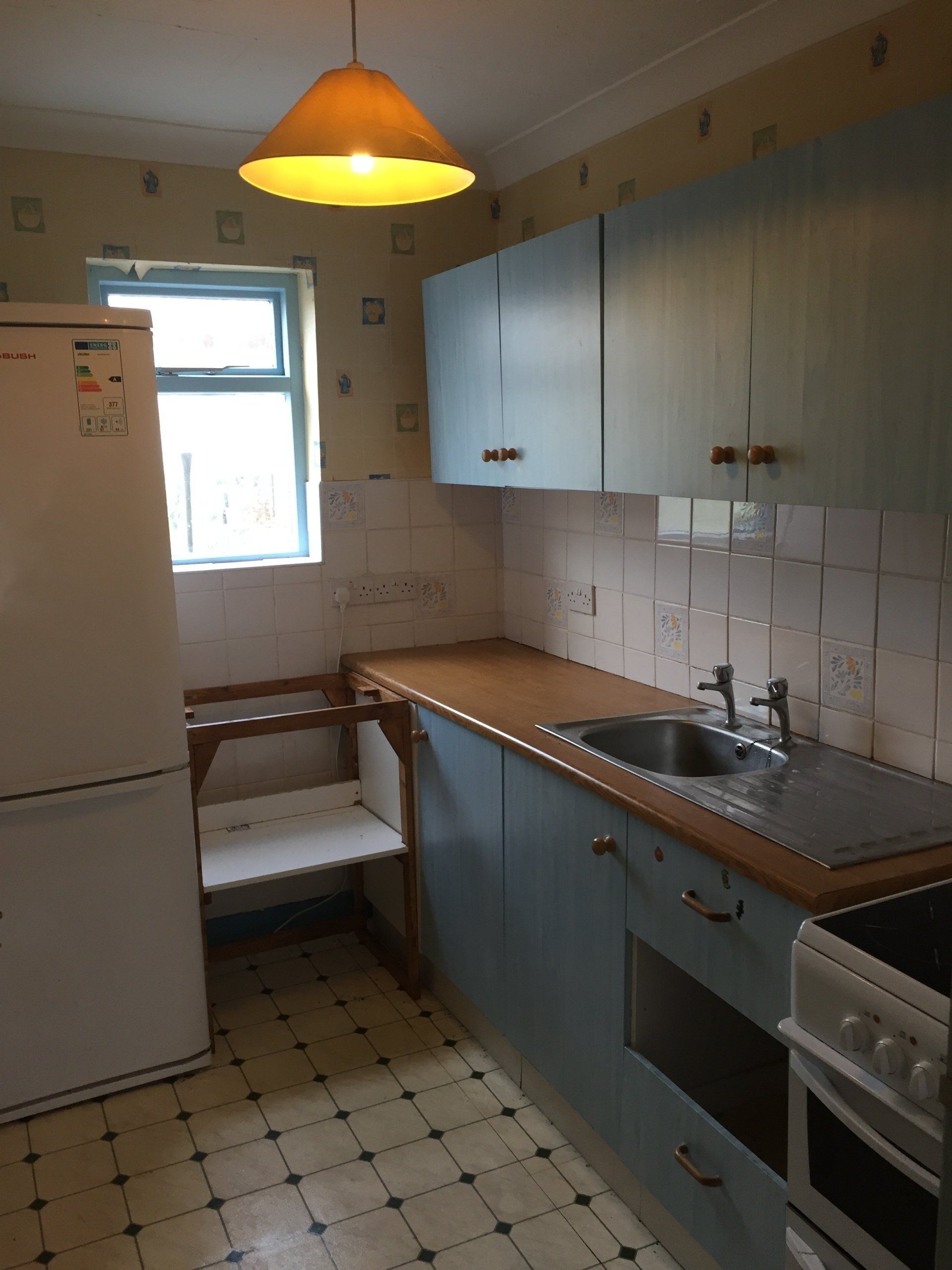 old kitchen ready to be removed