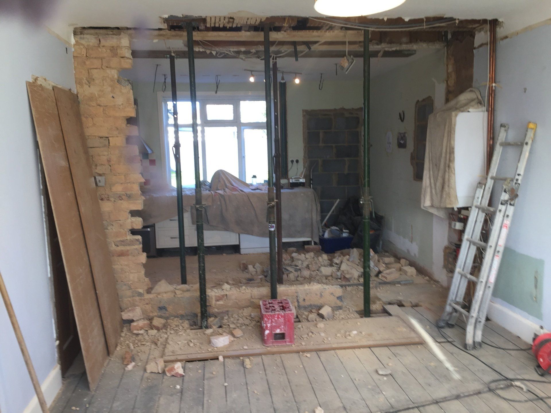 kitchen mid renovation