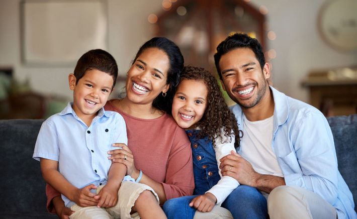 Portrait Of Smiling Family — Newark, DE — Progressive Dental Arts Christiana