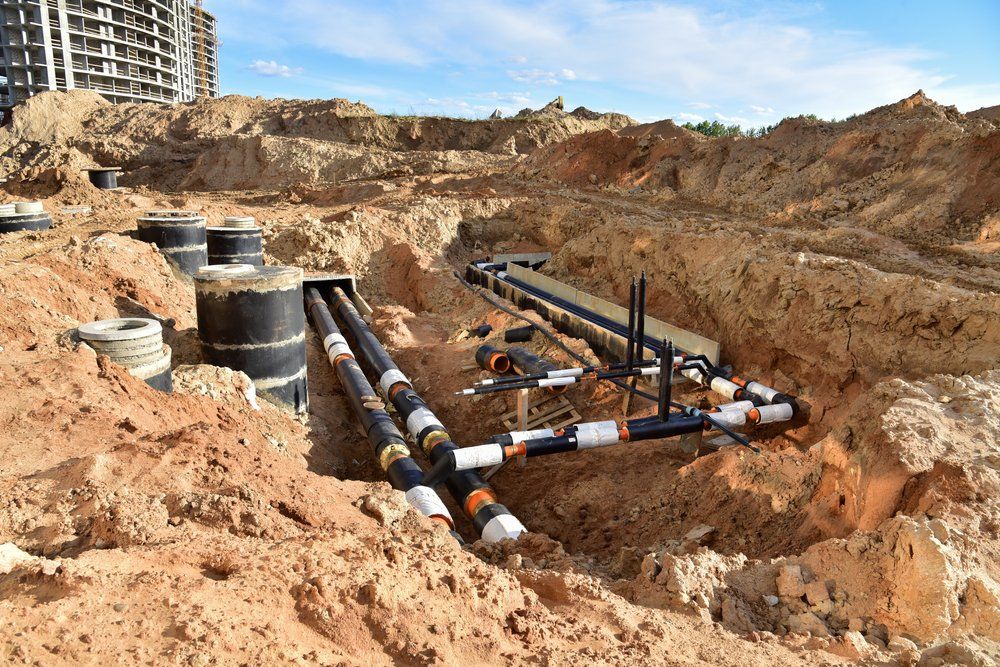 Kanalizācijas sistēmu ierīkošanas darbi