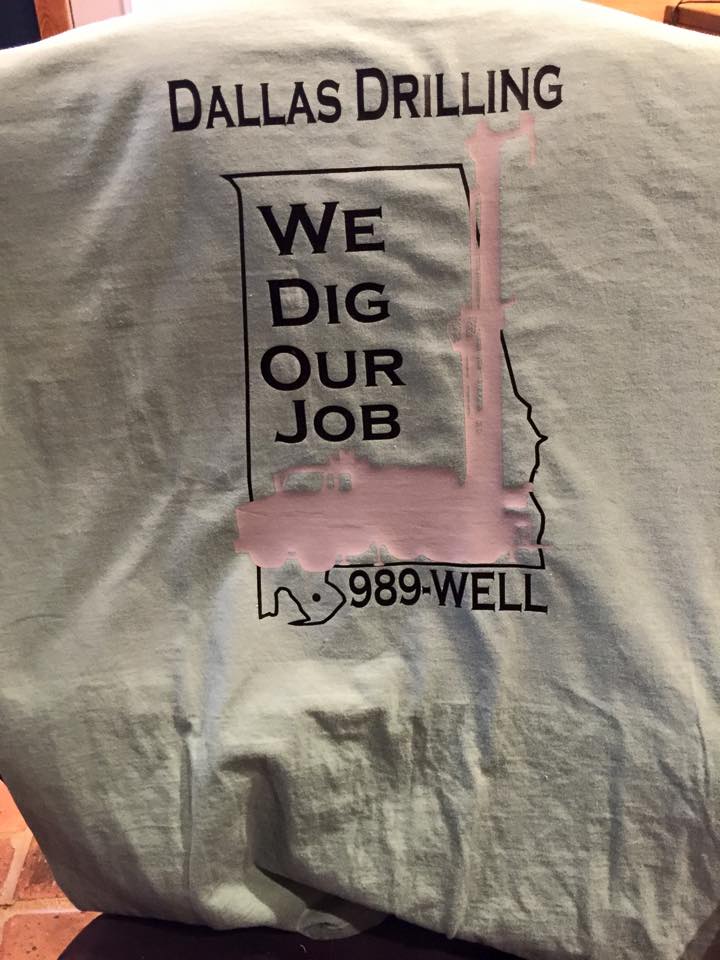 Dallas Drilling shirt - Well Drilling in Silverhill, AL