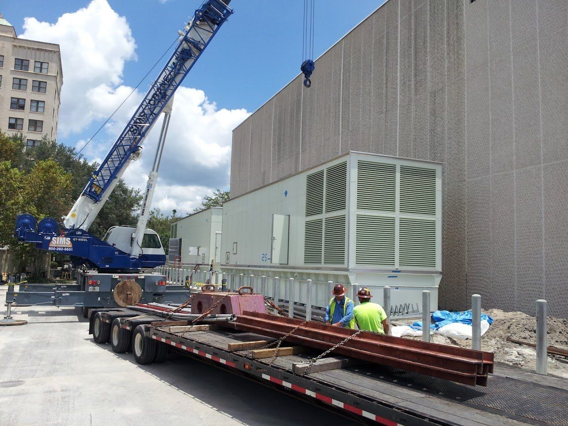 Heavy Duty Truck Lift Huge Machine — Apopka, FL — Greenway Electrical Services