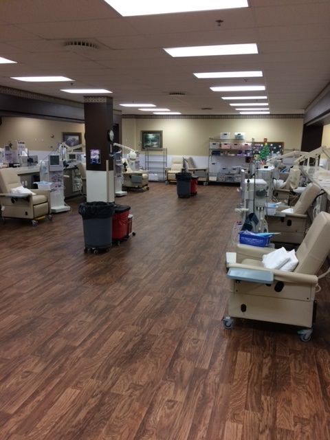 A large room with a lot of chairs in it