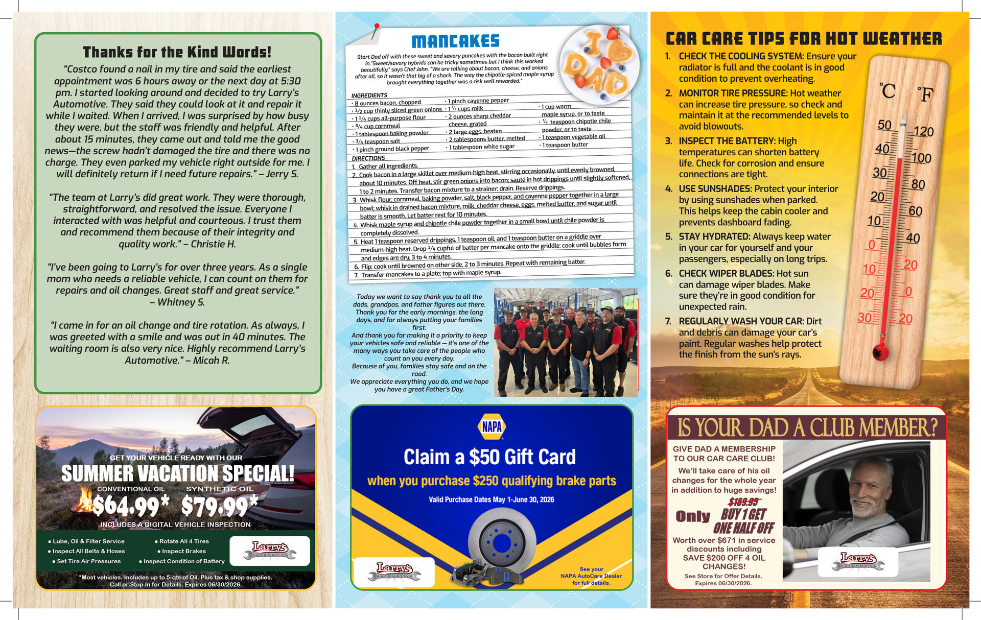 Larry's June 2026 Newsletter