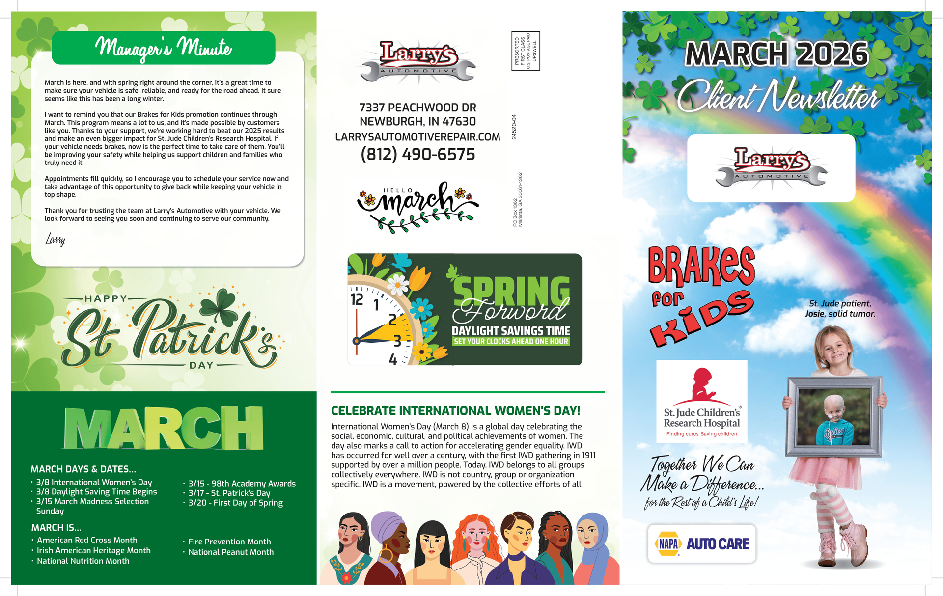 Larry's March 2026 Newsletter