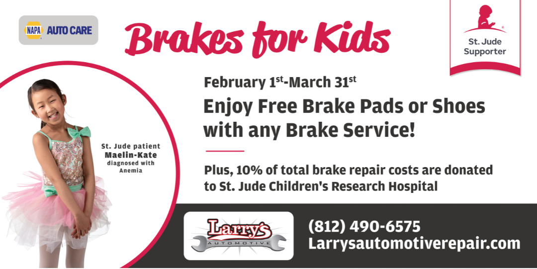 an advertisement for brakes for kids 