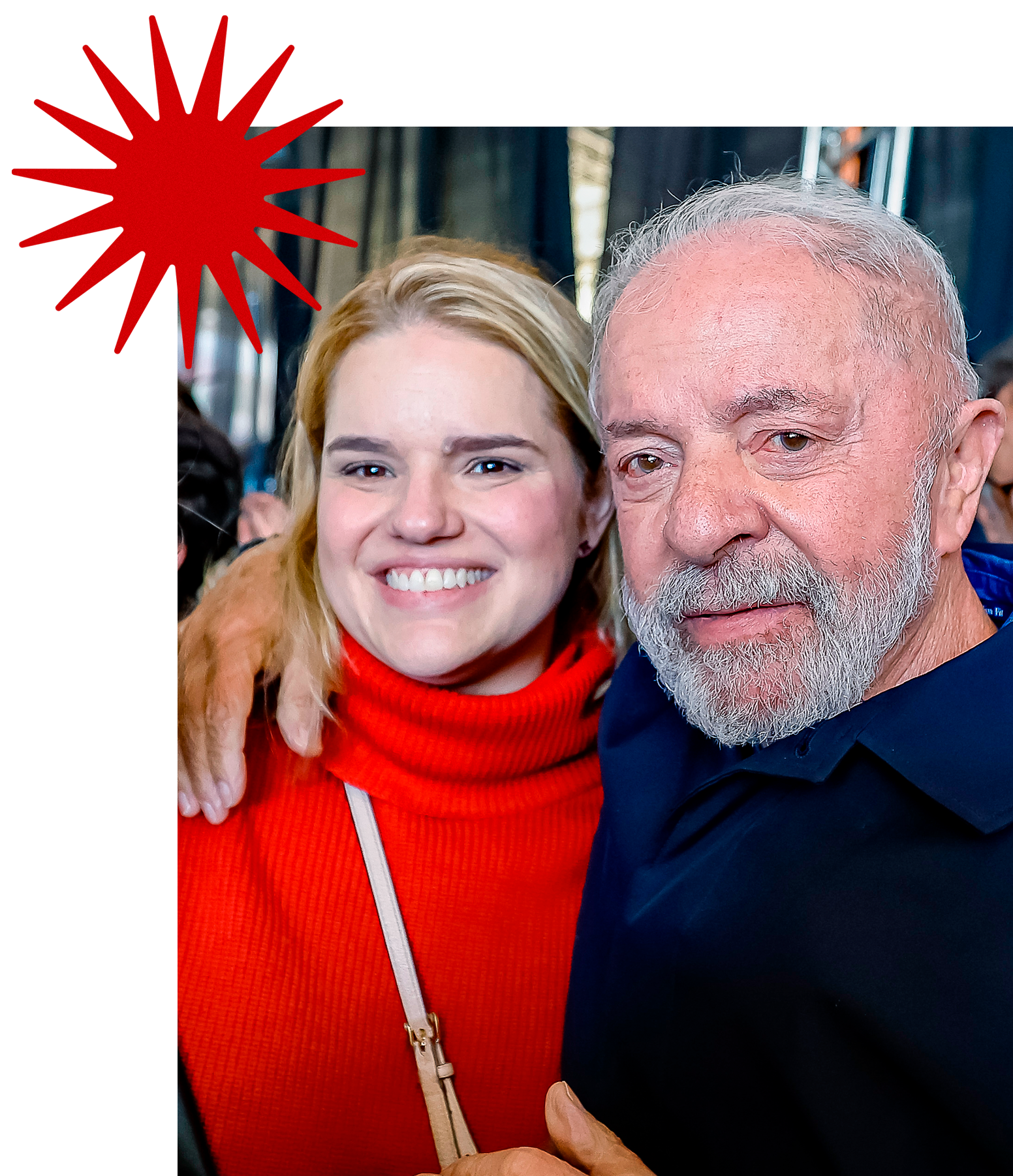 imagem paula vicente e presidente lula