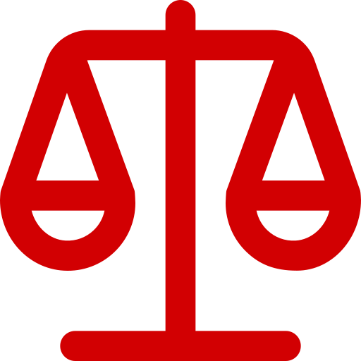 ícone balança justiça