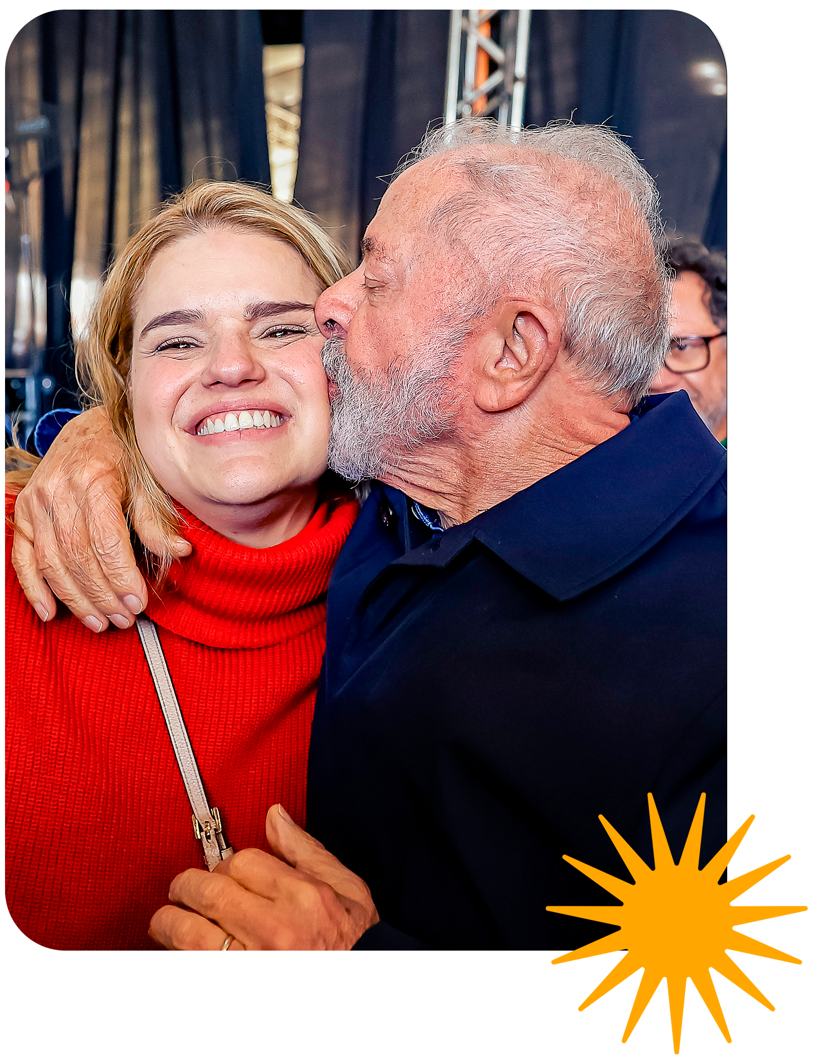 imagem paula vicente e presidente lula