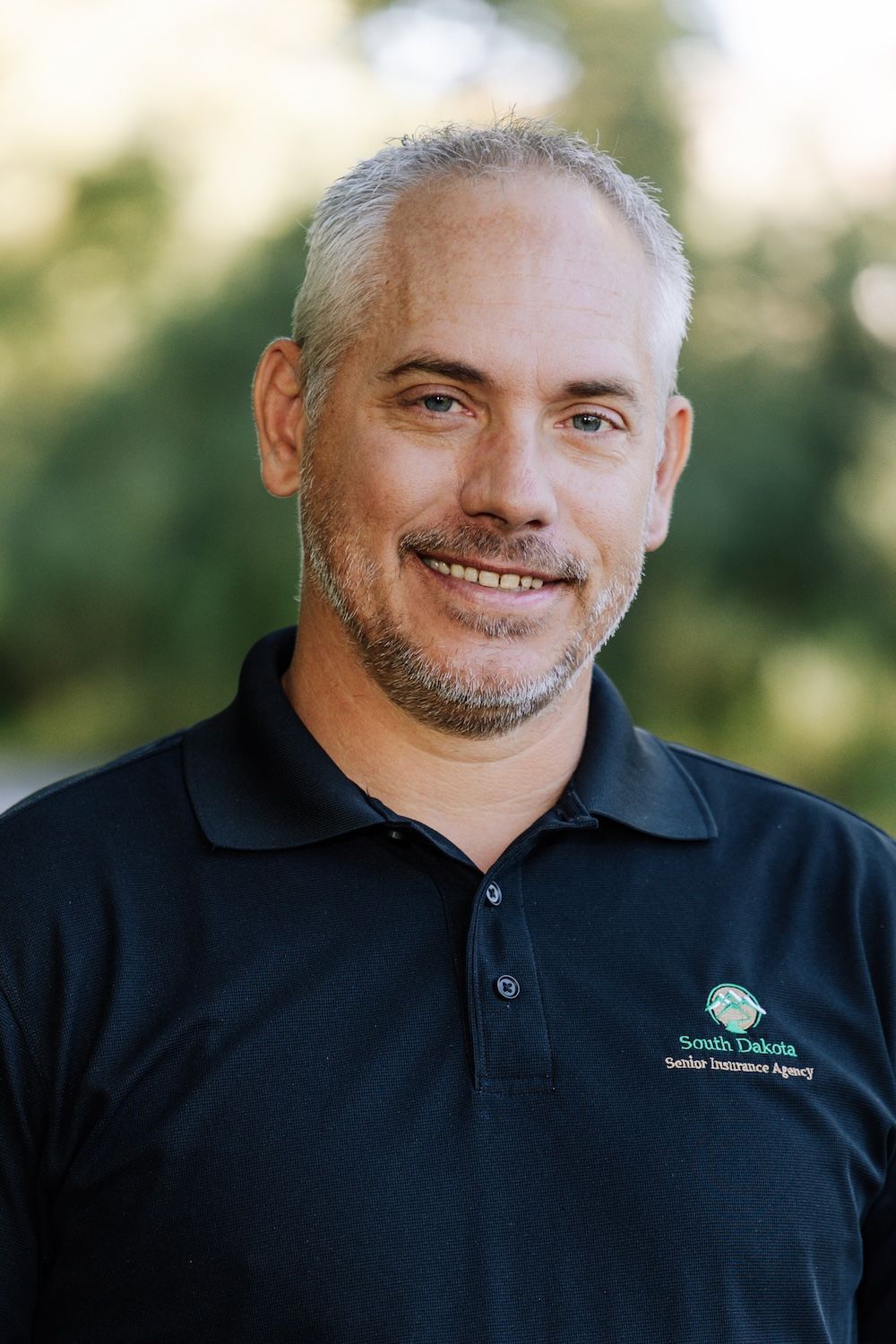 Agent Steve is smiling for the camera.