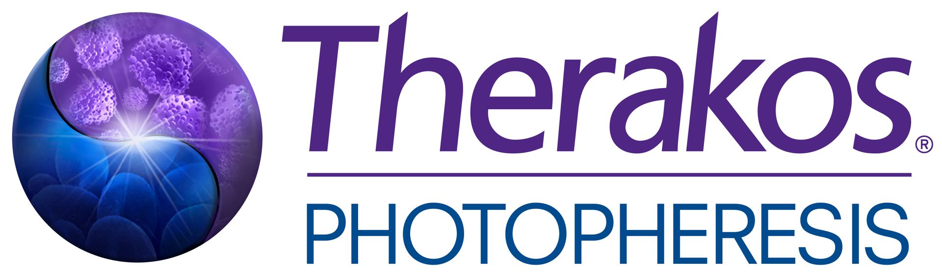 The bristol myers squibb logo is purple and white