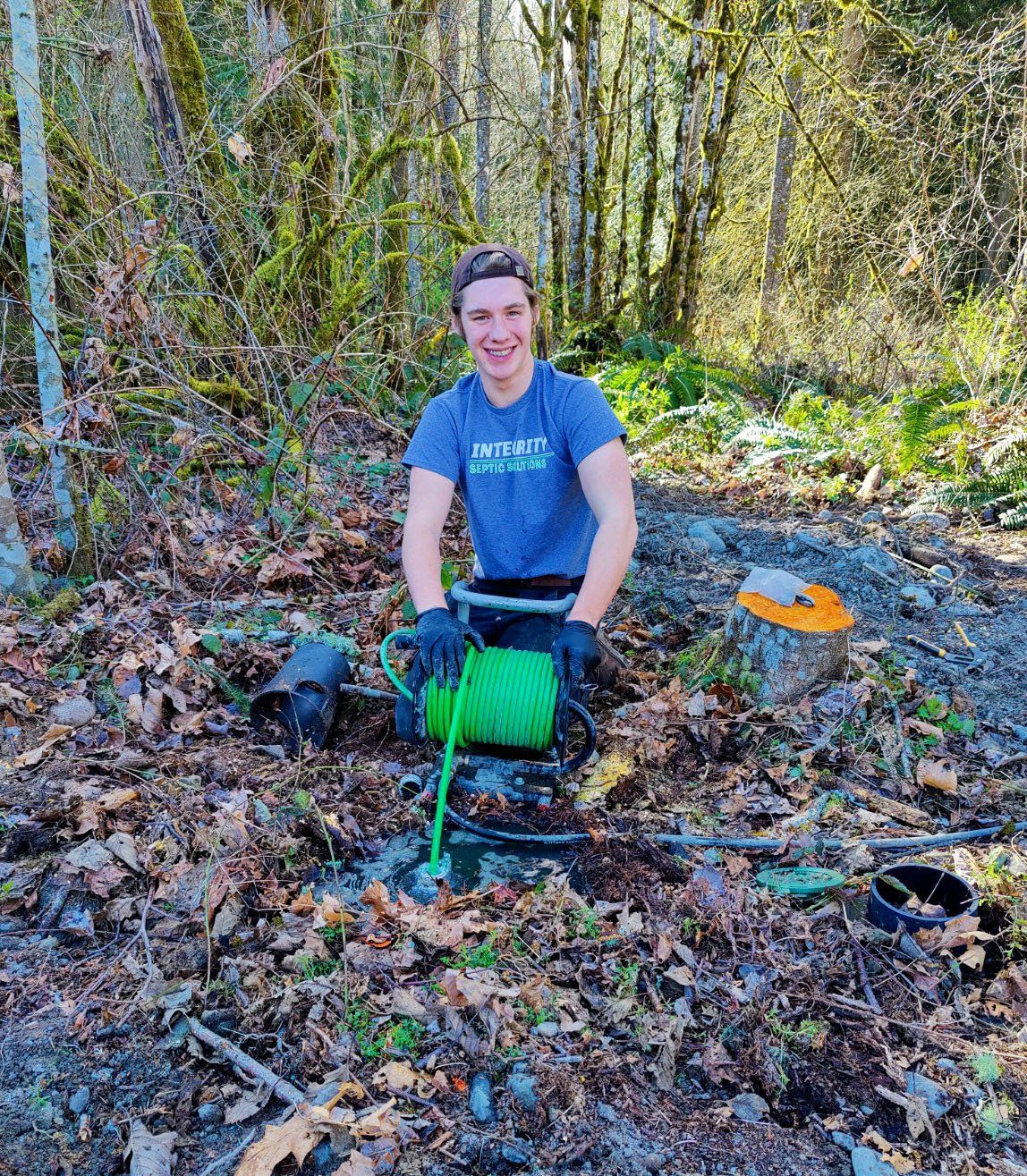 Black Septic Tank — Eatonville, WA — Integrity Septic Solutions LLC