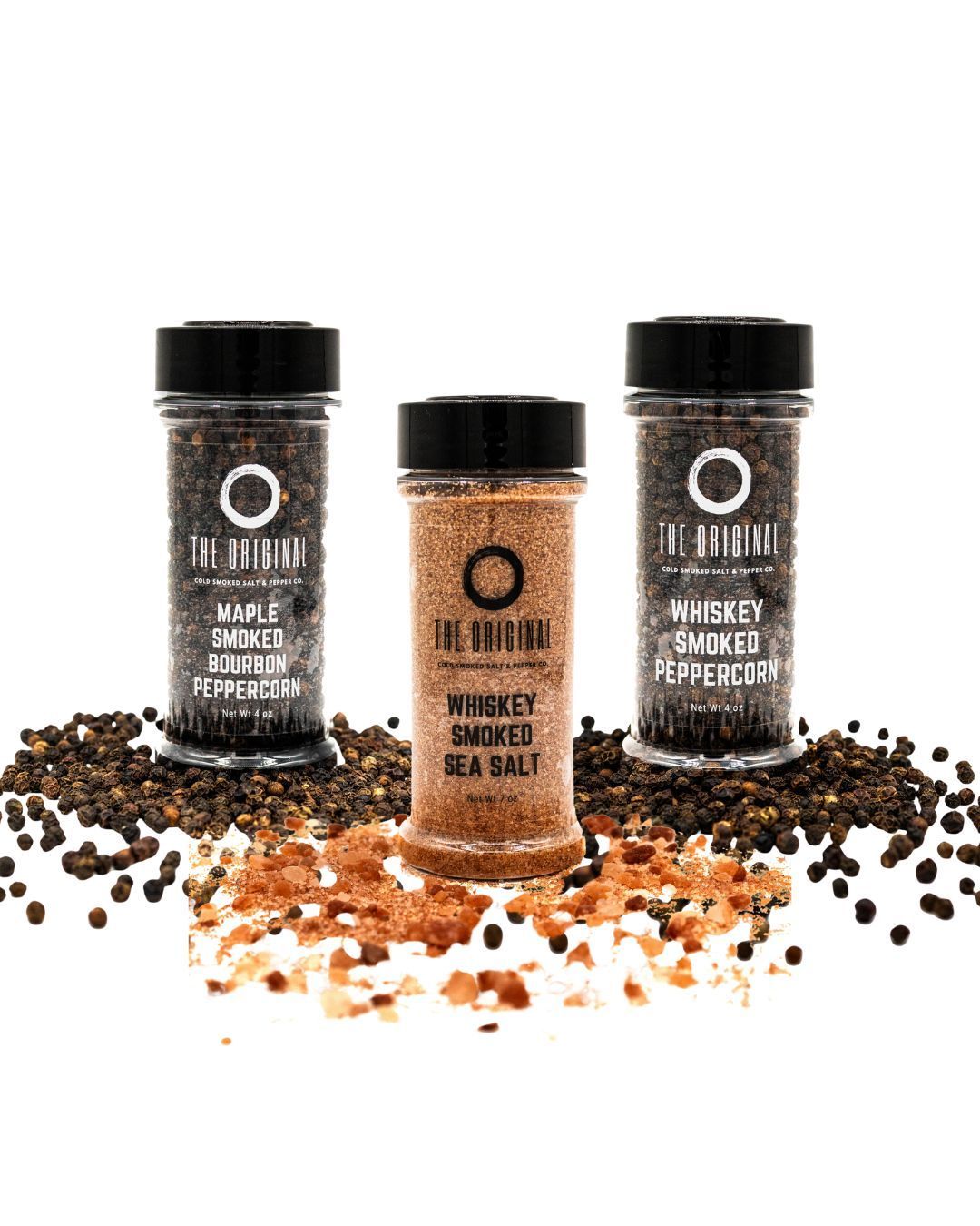 Bourbon Smoked Salt and Pepper Gift Box