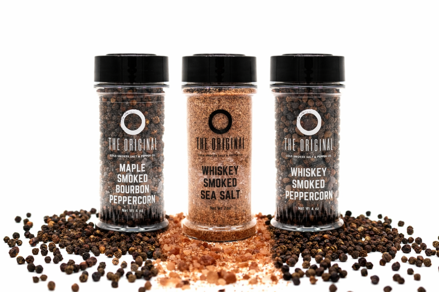 Bourbon Smoked Salt and Pepper Gift Box