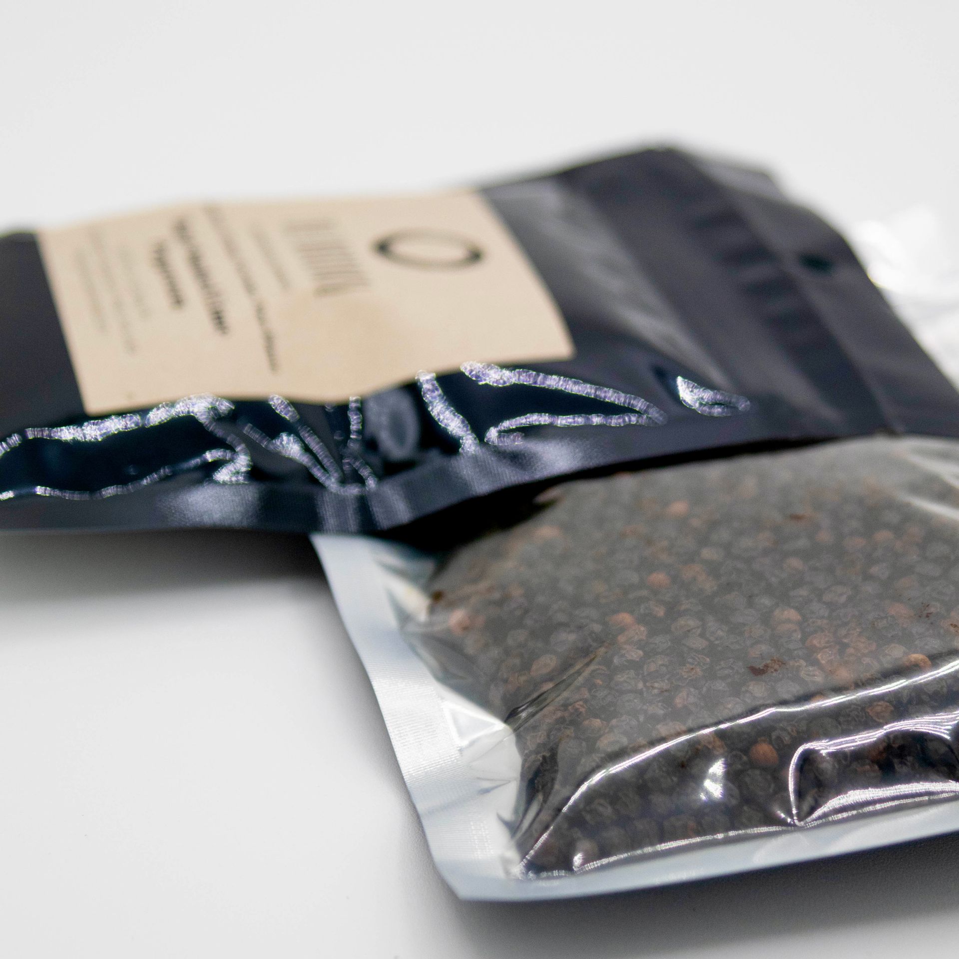 A bag of the original maple smoked elbow peppercorns